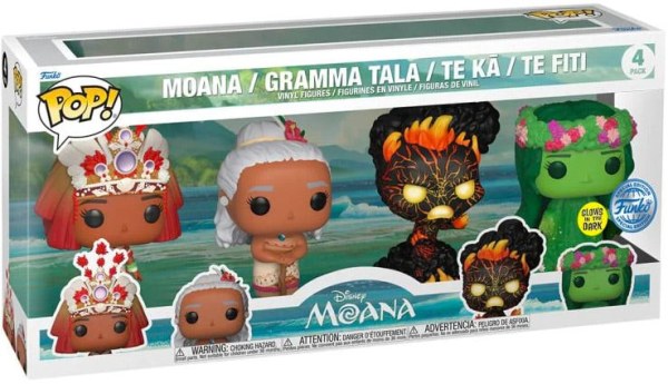 4er-Pack Funko Pop! Movie Vinyl – Moana – Disney