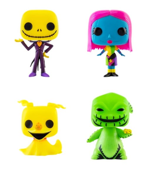 4er-Pack Funko Pop! Movie Vinyl – Nightmare before Christmas (EMEA) – Disney