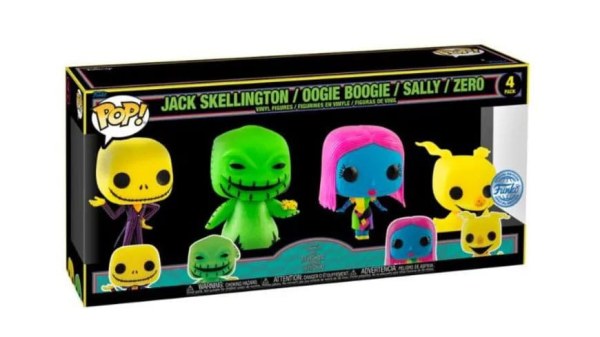 4er-Pack Funko Pop! Movie Vinyl – Nightmare before Christmas (EMEA) – Disney