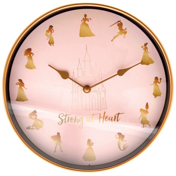 Disney-Prinzessinnen-Wanduhr „Strong at Heart“