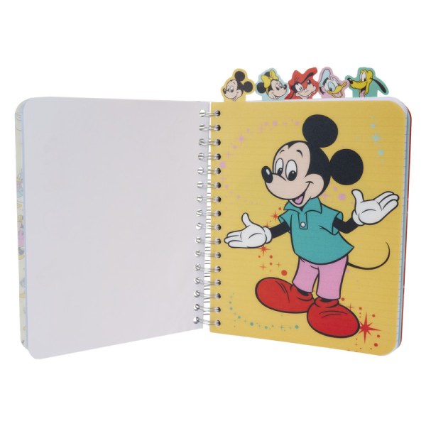 Mickey and Friends Disney100 Spiral-Tagebuch – Disney Loungefly