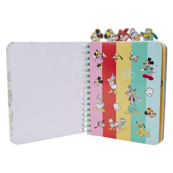 Mickey and Friends Disney100 Spiral-Tagebuch – Disney Loungefly