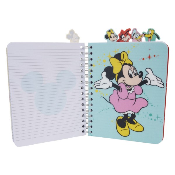 Mickey and Friends Disney100 Spiral-Tagebuch – Disney Loungefly