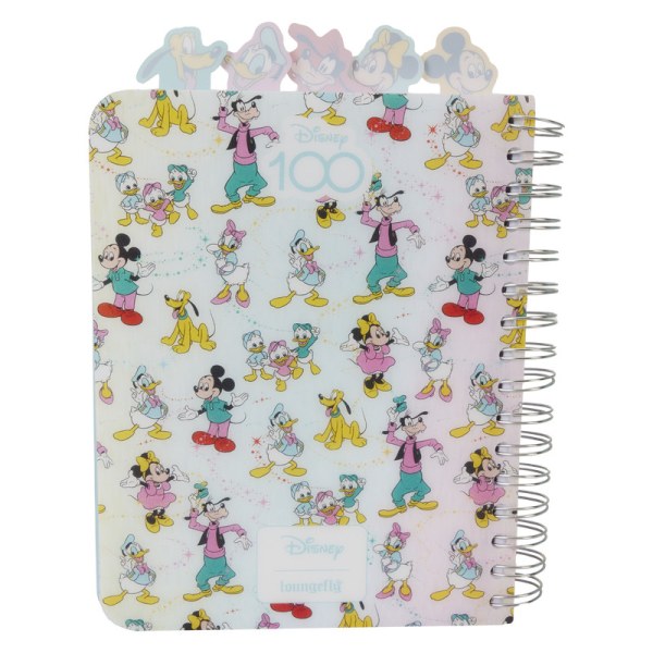 Mickey and Friends Disney100 Spiral-Tagebuch – Disney Loungefly