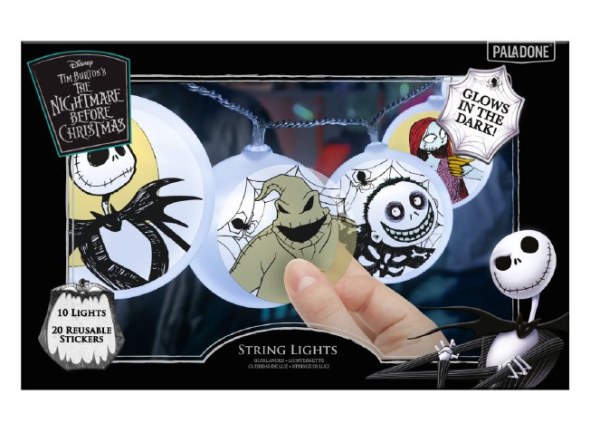 Nightmare Before Christmas Lichtgirlande mit Aufklebern – Disney
