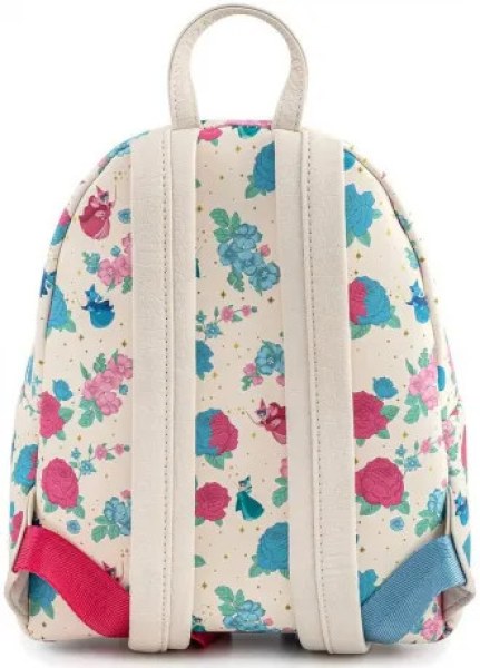 MINI-RUCKSACK Die drei guten Feen mit Blumenmuster – DISNEY LOUNGEFLY