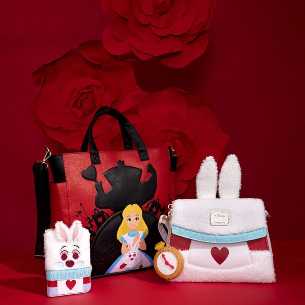 Weißes Kaninchen-Geldbörse „Alice im Wunderland“ – DISNEY LOUNGEFLY