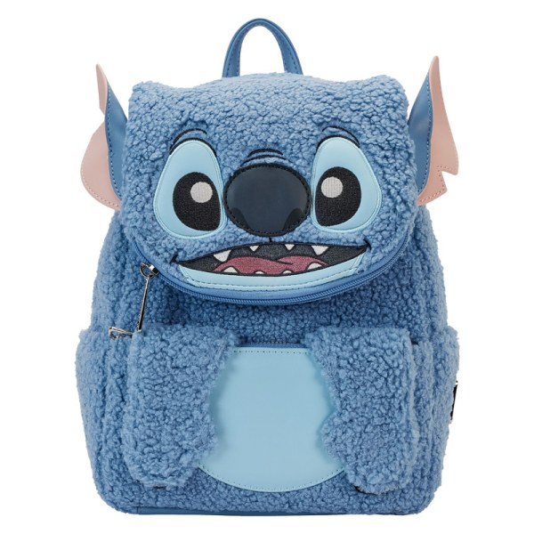 Mini Stitch Rucksack Plüsch Sherpa – DISNEY LOUNGEFLY