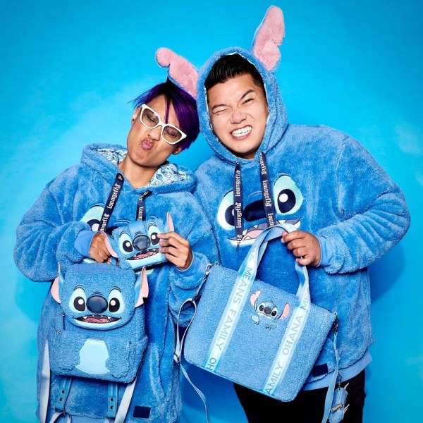 Mini Stitch Rucksack Plüsch Sherpa – DISNEY LOUNGEFLY