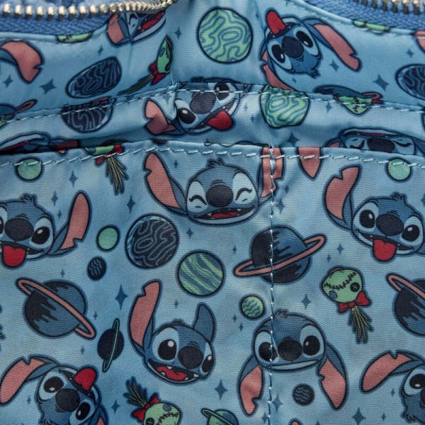 Einkaufstasche Stitch aus Plüsch-Sherpa mit Geldbörse – DISNEY LOUNGEFLY