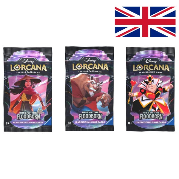 Booster 12 Karten (englische Sprache) Disney Lorcana Rise of the Floodborn