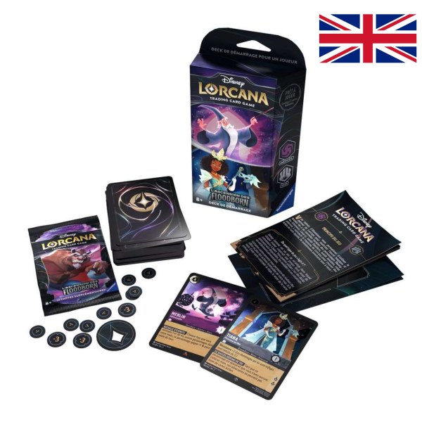 Amethyst & Steel Starter Deck (englische Sprache) Disney Lorcana Rise of the Floodborn