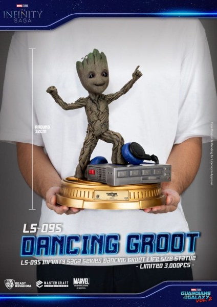 Dancing Groot 1/1 Guardians of the Galaxy 2 1/1 – Marvel Life Size Statue