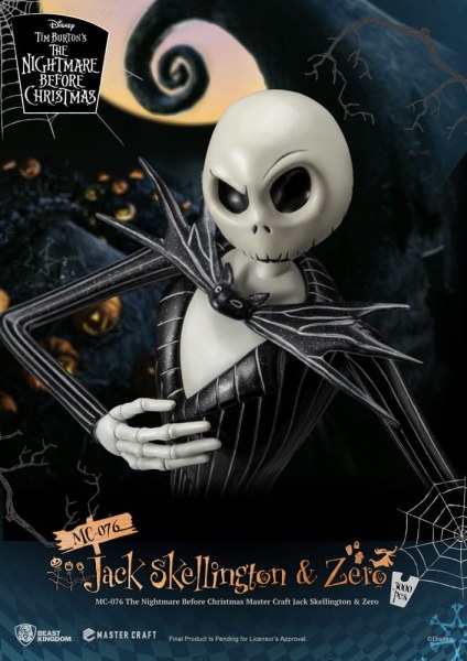 Jack Skellington und Zero – Disney Mastercraft