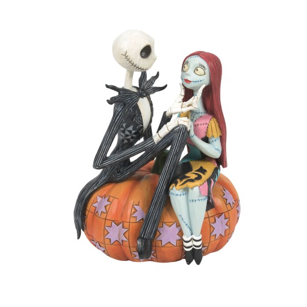 Jack und Sally auf einem Kürbis – Disney Traditions