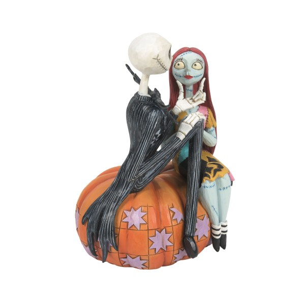 Jack und Sally auf einem Kürbis – Disney Traditions