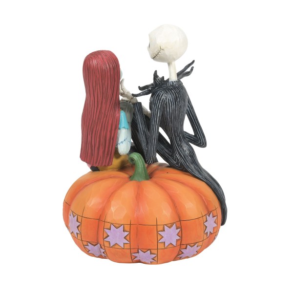 Jack und Sally auf einem Kürbis – Disney Traditions