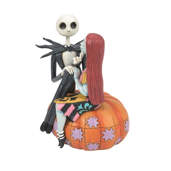 Jack und Sally auf einem Kürbis – Disney Traditions