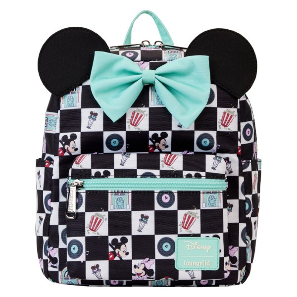 MINI-RUCKSACK Mickey und Minnie verabreden sich am Abend im Diner – DISNEY LOUNGEFLY
