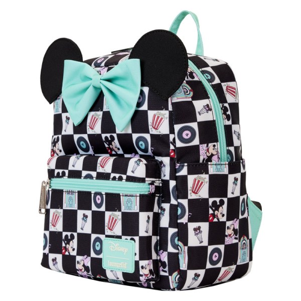 MINI-RUCKSACK Mickey und Minnie verabreden sich am Abend im Diner – DISNEY LOUNGEFLY