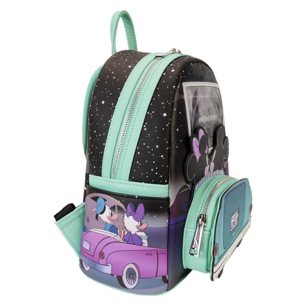 MINI-Linsenraster-RUCKSACK Mickey und Minnie Date Night at the Drive-In – DISNEY LOUNGEFLY