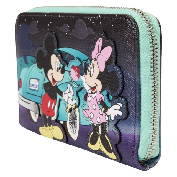 Lenticular Wallet Mickey und Minnie Date Night at the Drive-In – DISNEY LOUNGEFLY