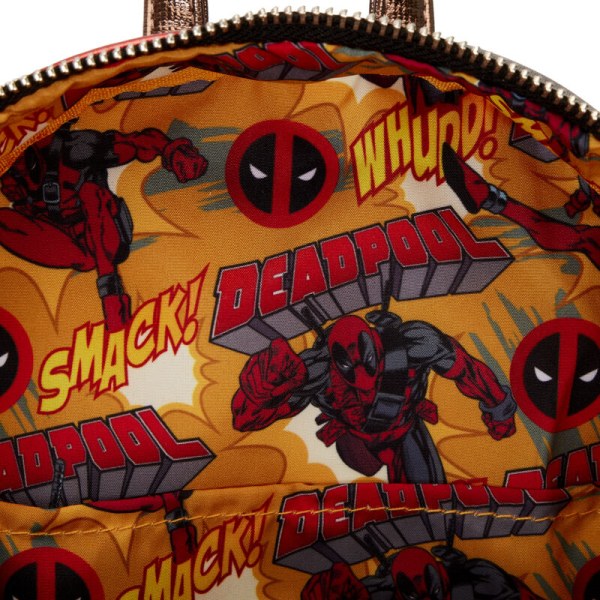 MINI-RUCKSACK Marvel Metallic Deadpool – MARVEL LOUNGEFLY