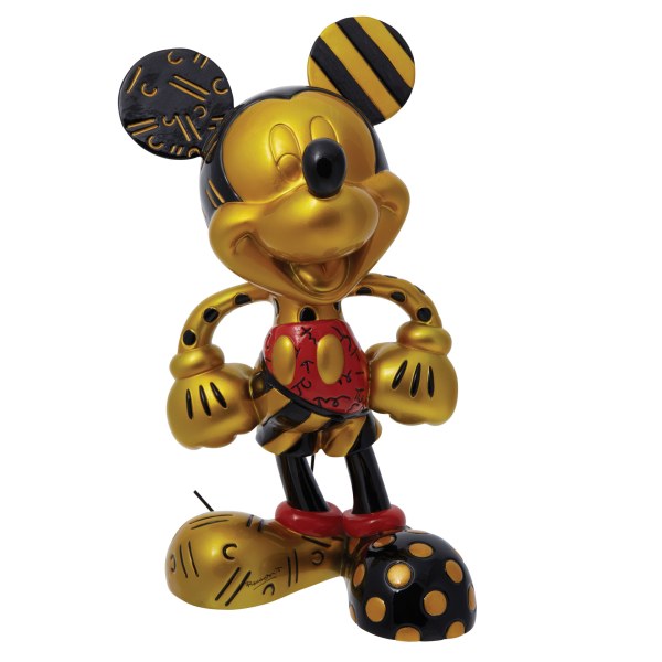 Mickey Gold und Schwarz Limitierte Auflage 2000 - Disney Britto