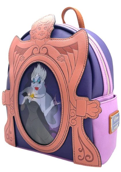 MINI-RUCKSACK Die kleine Meerjungfrau, Ursula, Spiegel ausgeschlossen – DISNEY LOUNGEFLY
