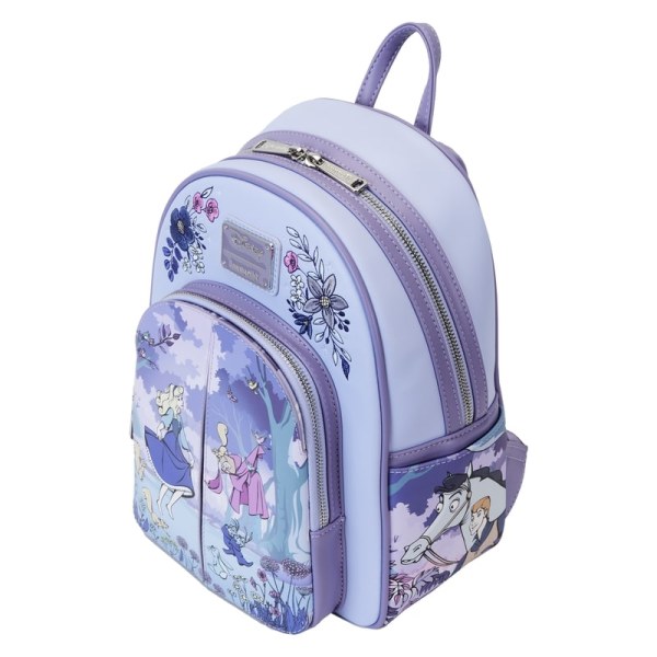 MINI-RUCKSACK „Dornröschen 65. Jubiläum Scene Floral“ – DISNEY LOUNGEFLY