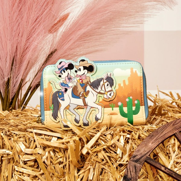 Geldbörse Mickey & Minnie Western – DISNEY LOUNGEFLY