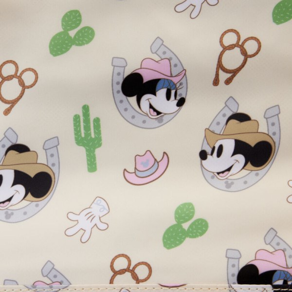 Mickey und Minnie Western-Schultertasche mit Fransen – DISNEY LOUNGEFLY