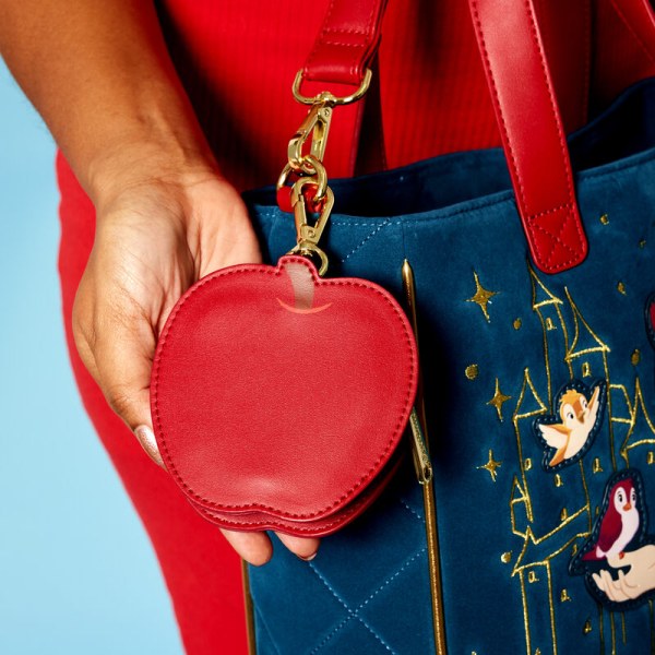 Schneewittchen-Einkaufstasche aus gestepptem Samt – DISNEY LOUNGEFLY