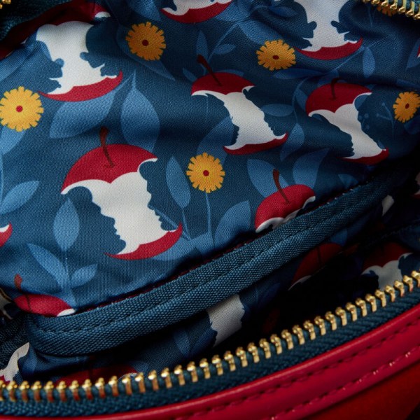 Schneewittchen-Gürteltasche aus gestepptem Samt – DISNEY LOUNGEFLY