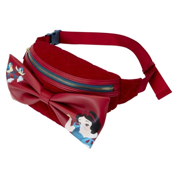 Schneewittchen-Gürteltasche aus gestepptem Samt – DISNEY LOUNGEFLY