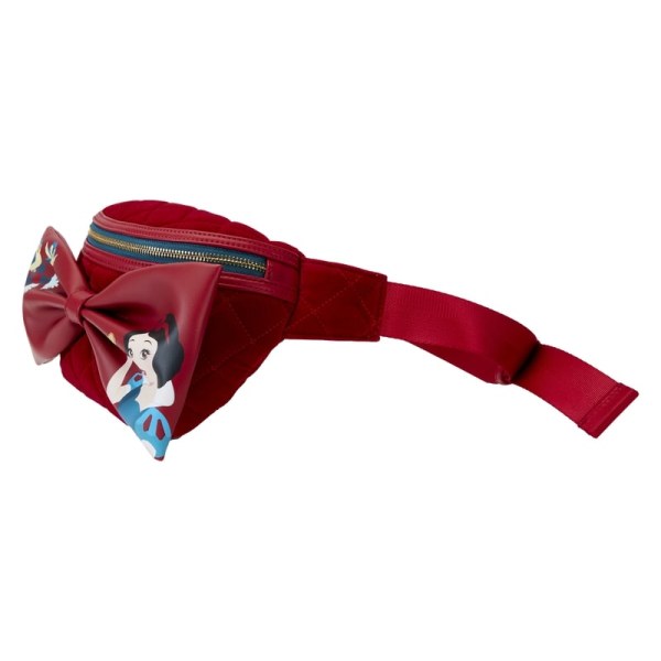 Schneewittchen-Gürteltasche aus gestepptem Samt – DISNEY LOUNGEFLY