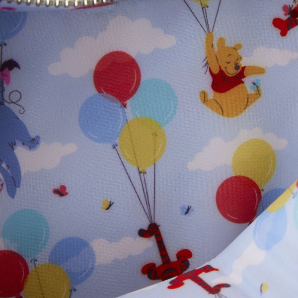 Herz-Umhängetasche Winnie und seine Freunde schweben mit Luftballons – DISNEY LOUNGEFLY