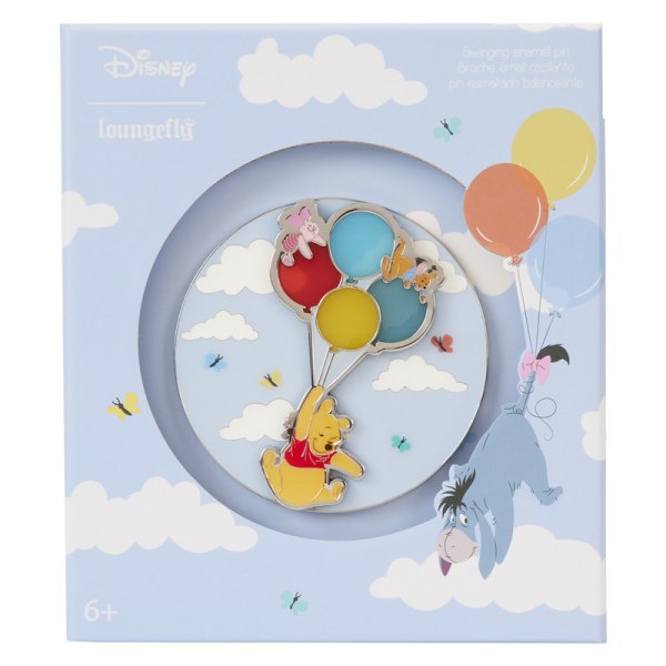Sammler-PIN Winnie und ihre Freunde schweben mit Luftballons weiter. Limitierte Auflage – Disney