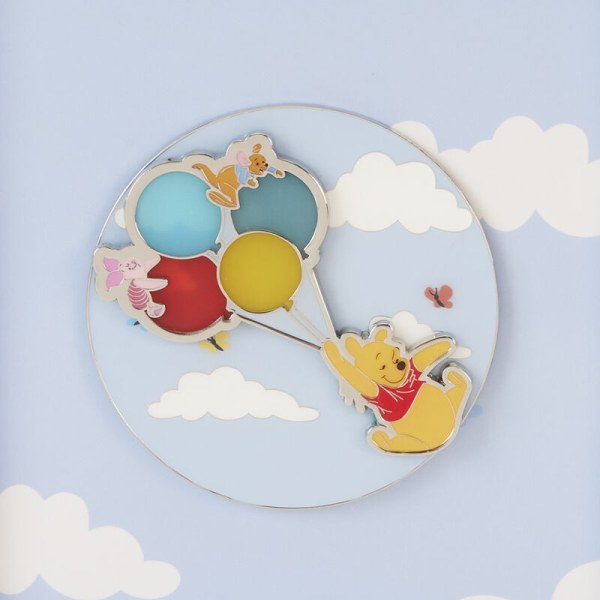 Sammler-PIN Winnie und ihre Freunde schweben mit Luftballons weiter. Limitierte Auflage – Disney