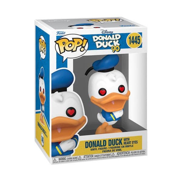 Funko Pop! 1445 – Donald Duck (Herzaugen) 90. Jahrestag – Disney
