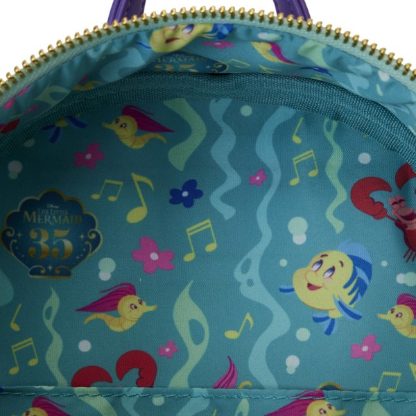 MINI-RUCKSACK Die Kleine Meerjungfrau zum 35-jährigen Jubiläum „Life is the Bubbles“ – DISNEY LOUNGEFLY