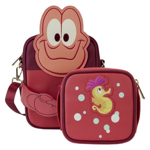 Umhängetasche mit Münztasche Die Kleine Meerjungfrau 35. Jahrestag Sebastian Crossbuddies® Cosplay - DISNEY LOUNGEFLY