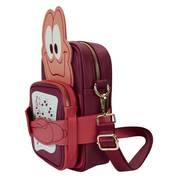 Umhängetasche mit Münztasche Die Kleine Meerjungfrau 35. Jahrestag Sebastian Crossbuddies® Cosplay - DISNEY LOUNGEFLY