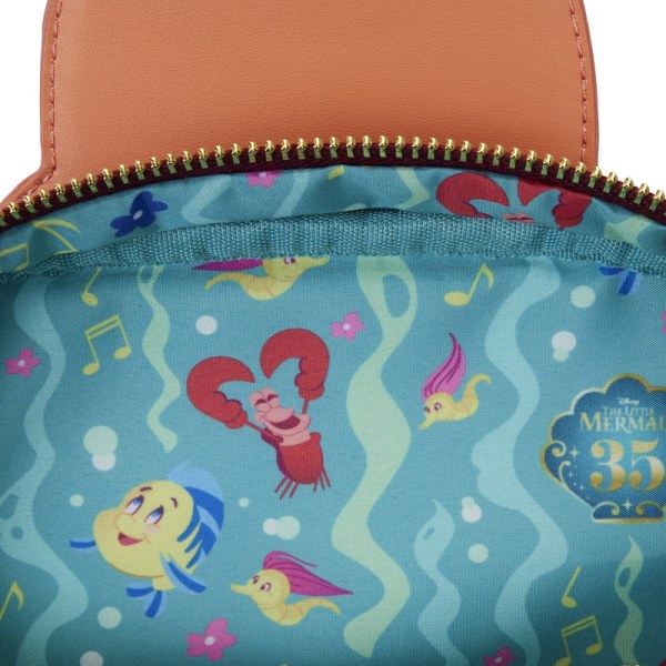 Umhängetasche mit Münztasche Die Kleine Meerjungfrau 35. Jahrestag Sebastian Crossbuddies® Cosplay - DISNEY LOUNGEFLY