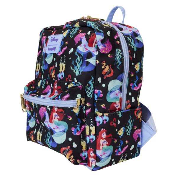 MINI-RUCKSACK Nylon „Die Kleine Meerjungfrau“ zum 35-jährigen Jubiläum „Life is the Bubbles“ – DISNEY LOUNGEFLY