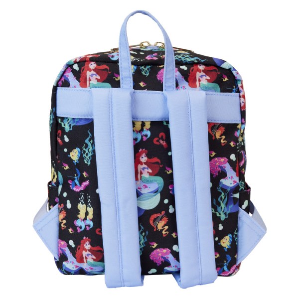 MINI-RUCKSACK Nylon „Die Kleine Meerjungfrau“ zum 35-jährigen Jubiläum „Life is the Bubbles“ – DISNEY LOUNGEFLY