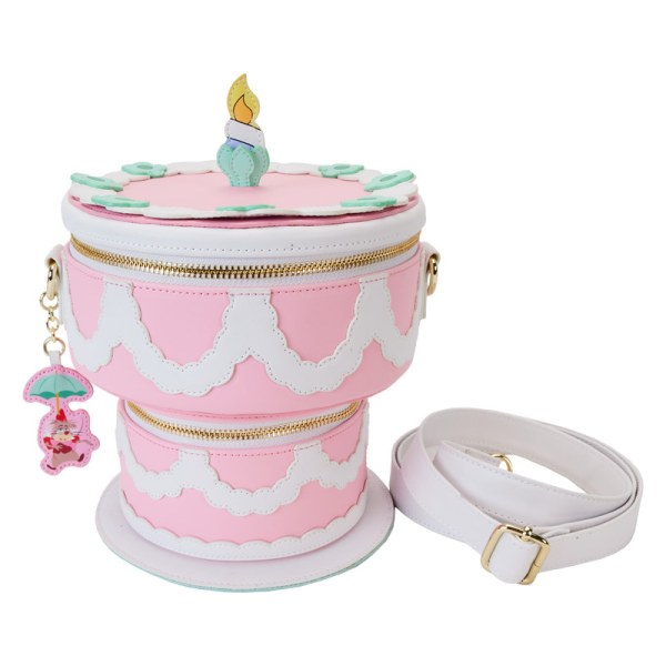 SCHULTERTASCHE Alice im Wunderland Ungeburtstagskuchen – DISNEY LOUNGEFLY