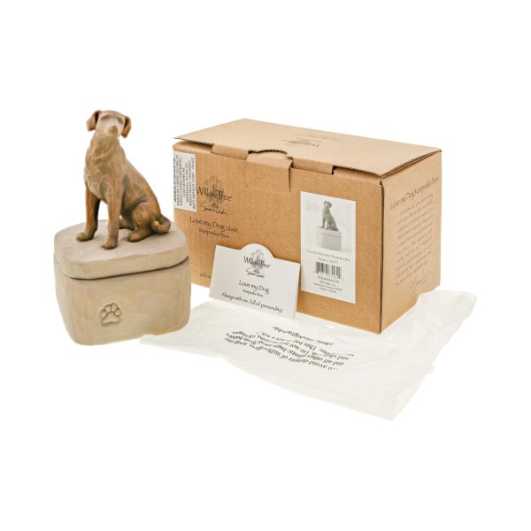 LOVE MY DOG DARK Andenkenbox – WILLOW TREE