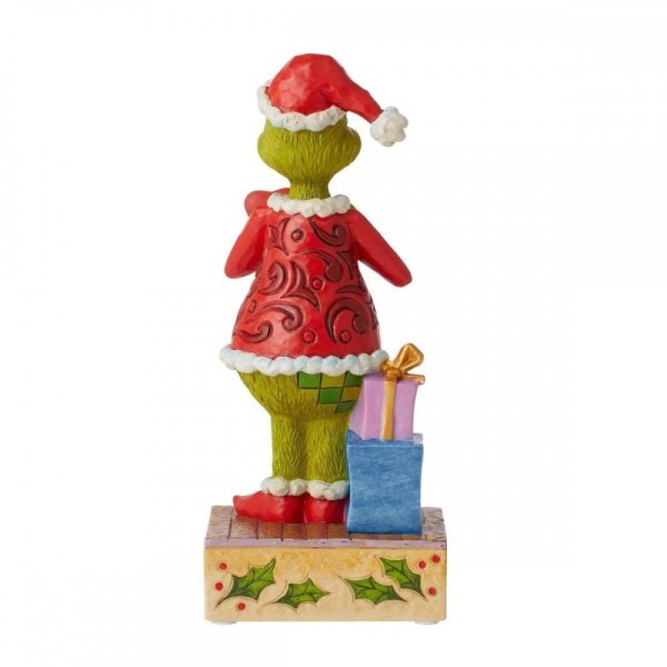 FROH GRINCH MIT BLINKENDEM HERZ - JIM SHORE GRINCH