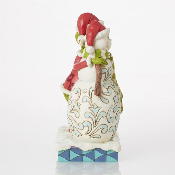GRINCH NEBEN GRINCHY SNOWMAN - JIM SHORE GRINCH